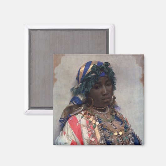 Een Tangeriaanse schoonheid Magneet (Voorkant / Achterkant)