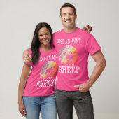 Een tante die van schapen houdt t-shirt (Unisex)