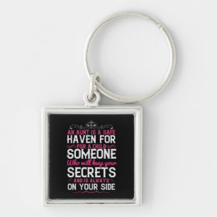 Een tante is een veilige haven voor een kind-1.png sleutelhanger
