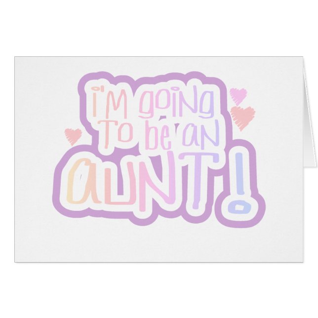 Een tante worden (Voorkant Horizontaal)