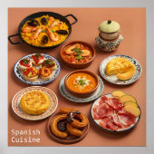 Een Tapas Trail door Spanje Poster (Voorkant)