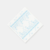 Een tapijt met een blauw-witte creatieve kunstmot servet (Hoek)