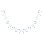 Een tapijt met een blauw-witte creatieve kunstmot vlaggetjes (Alle)