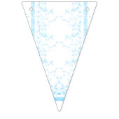 Een tapijt met een blauw-witte creatieve kunstmot vlaggetjes (Tweede vlag)