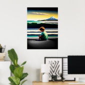 Een Taranaki Summer - Canvas Art Print (Thuiskantoor)