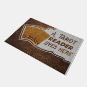 een Tarot Reader woont hier Deurmat (Schuin)
