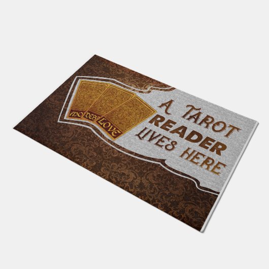 een Tarot Reader woont hier Deurmat (Schuin)