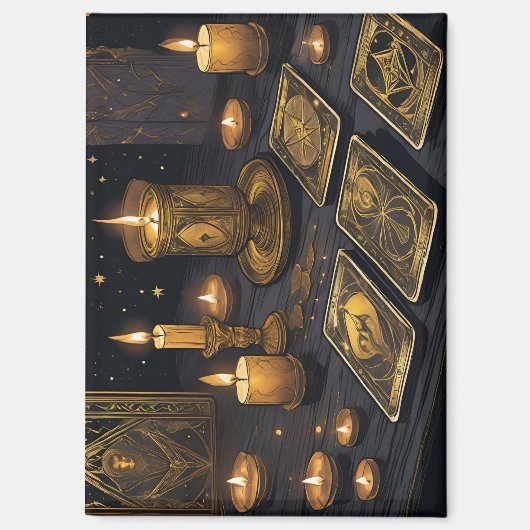 Een tarotlezing magneet (Voorkant)