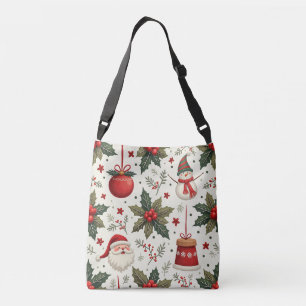 Een tas die de kerstsfeer uitdrukt