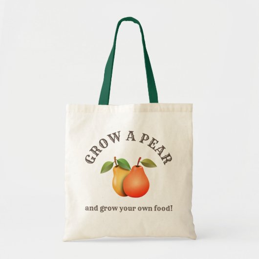 Een tas met peren kweken (Voorkant)
