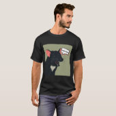 Een Tasmaanse duivel die er te Schattige uitziet T-shirt (Voorkant volledig)