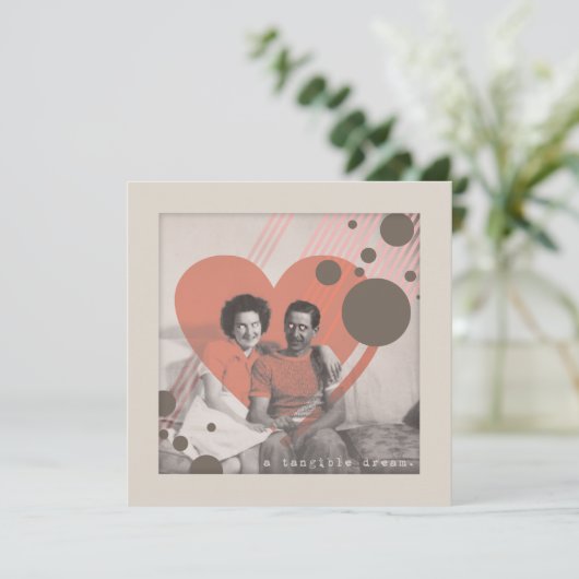 een tastbare droom kaart (Staand voorkant)