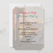 Een Taste van Italië nodigt een innerlijke partij  Kaart (Voorkant)