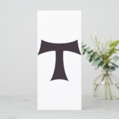 Een tau kruis Saint Anthony kruis (Staand voorkant)