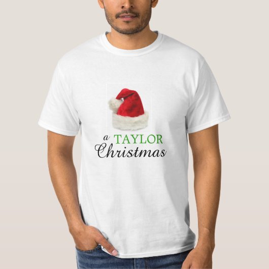EEN TAYLOR Kerstmis T-shirt (Voorkant)