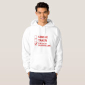 Een te druk en te gebruiksvriendelijk leven hoodie (Voorkant volledig)