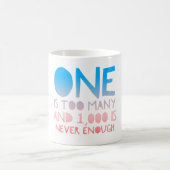 Een te veel grappig AA-Shirt voor terugwinning van Koffiemok (Center)