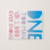 Een te veel grappig AA-Shirt voor terugwinning van Legpuzzel (Horizontaal)