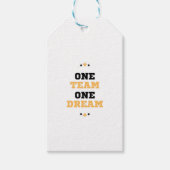 Eén team één droom cadeaulabel (Voorkant)