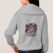 "Eén team, één droom familie T-shirt" (Achterkant)