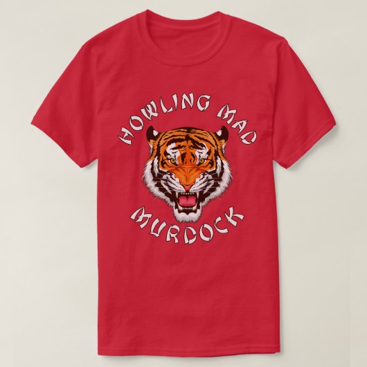 Een team huilende Mad Murdock Tiger T-shirt (Design voorkant)