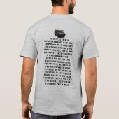 Een team van lopen met achter tekst licht T-shirt (Achterkant)