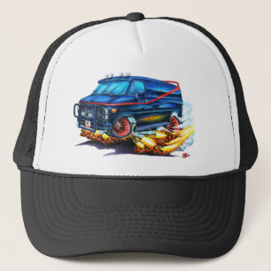Een team van trucker pet