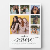 Een team van zusters moderne collage fotoplaat (voorkant)