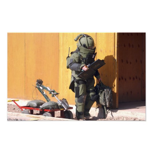 Een technicus foto afdruk (Voorkant)