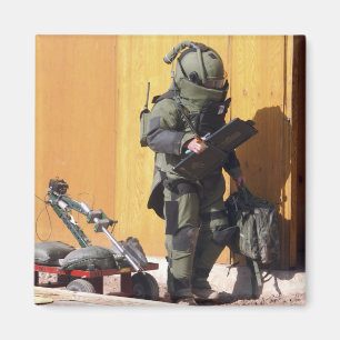 Een technicus magneet