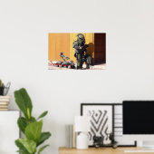 Een technicus poster (Thuiskantoor)