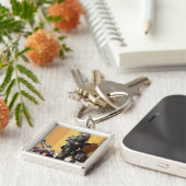 Een technicus sleutelhanger (Zijkant)