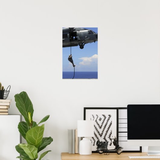 Een technicus voor het verwijderen van explosieven poster (Thuiskantoor)