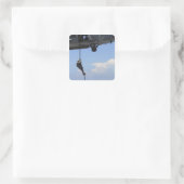 Een technicus voor het verwijderen van explosieven vierkante sticker (Tas)