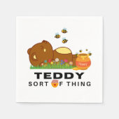 Een TEDDY soort van ding Servet (Voorkant)