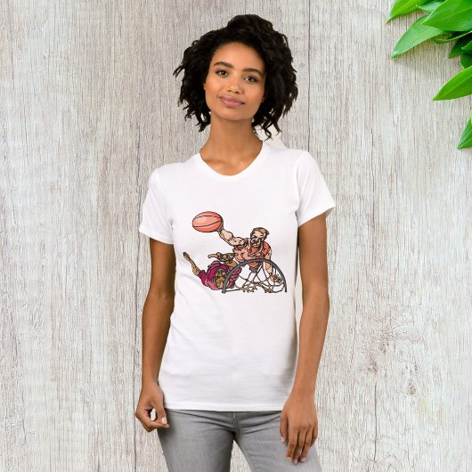 Een Tegen Een Basketbal T-shirt