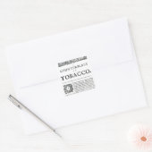 Een tegenaanval op tabak vierkante sticker (Envelop)