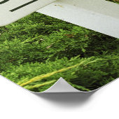 Een teken dat wijst op de wijnkelder in poster (Hoek)