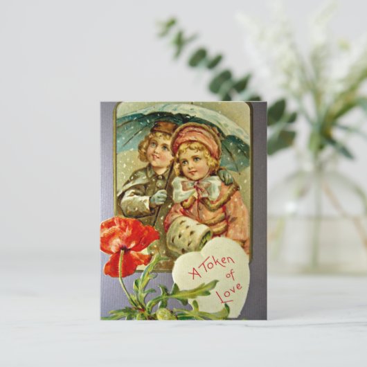 Een teken van liefde briefkaart (Staand voorkant)