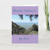 Een teken van liefde, geloof en aanmoediging, Kaar Kaart (Voorkant)