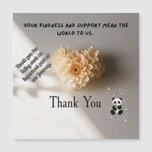 Een teken van mijn Bedankt (Voorkant)