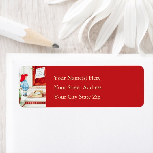 Een teken voor Santa Etiket (Insitu)