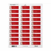 Een teken voor Santa  Etiket (Full Sheet)