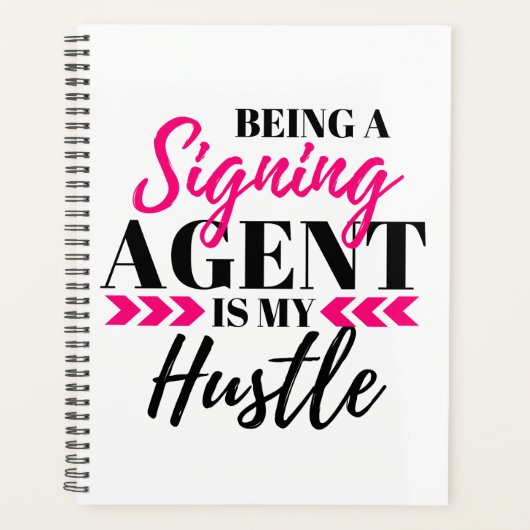 Een tekenagent zijn is mijn drukte planner (Voorkant)