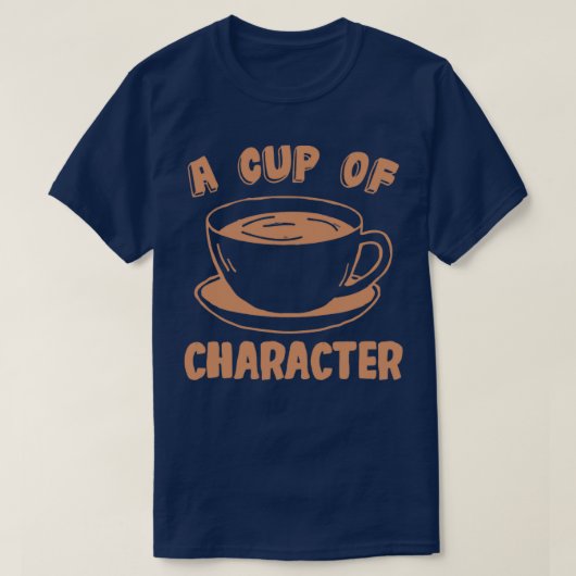Een tekenbeker t-shirt (Design voorkant)