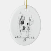 Een tekenillustratie voor barbecues tekenen keramisch ornament (Rechts)