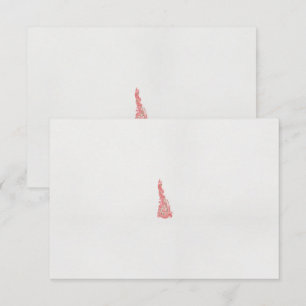 Een tekening van een vogel met bloemen erop bedankkaart