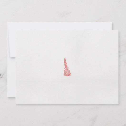 Een tekening van een vogel met bloemen erop save the date (Voorkant)