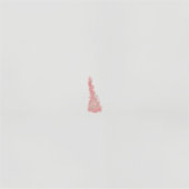 Een tekening van een vogel met bloemen erop sticker (Voorkant)