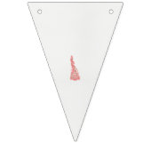 Een tekening van een vogel met bloemen erop vlaggetjes (Tweede vlag)